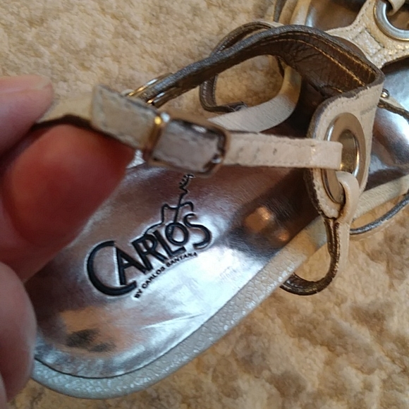 Carlos by Carlos Santana "Battle" Gladiator Leather Sandals 9.5M - Picture 4 of 16